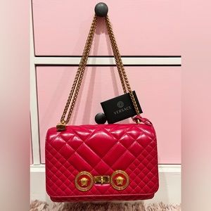 Versace Hotpink Chain Shoulder Bag - Limited Edition!